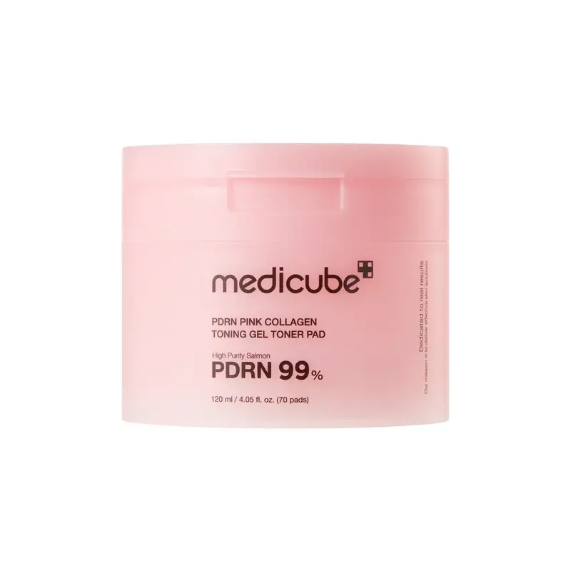 PDRN Pink Collagen Gel Toner Pad 120ml (70 pads)