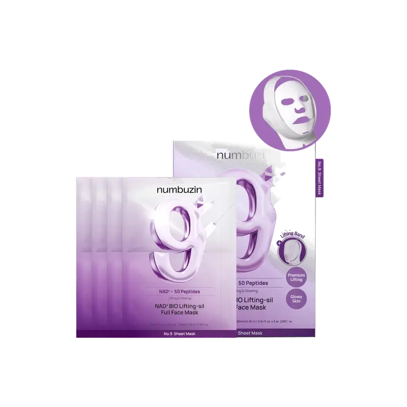 No.9 NAD Bio Lifting-sil Full Face Pack Sheet